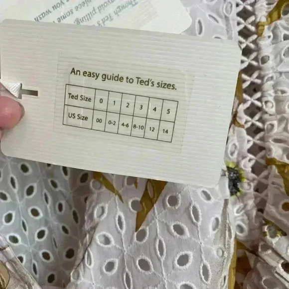 Ted Baker Adaale Cabana Ruffled Button Front Top - Picture 7 of 16